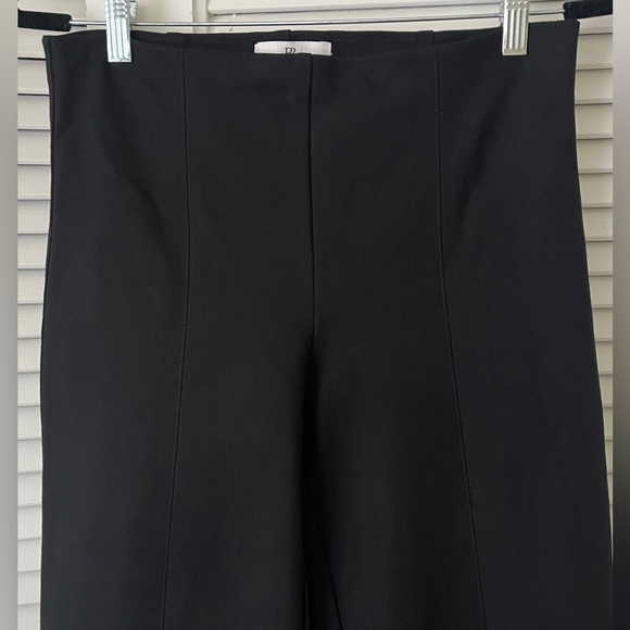 Banana Republic Everywhere Wide Leg Ponte Ankle Pant Black Sz M Pull On Trouser - Picture 2 of 8